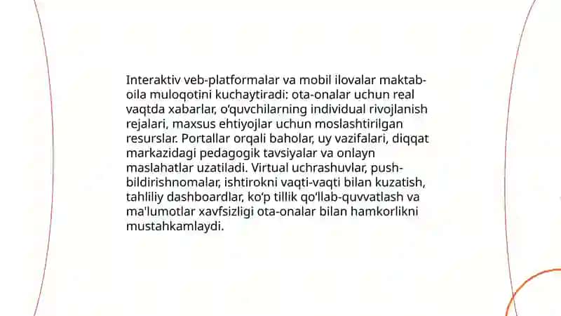 Inklyuziv talim sharoitida oila va maktab hamkorligini rivojlantirishda interaktiv usullar 4
