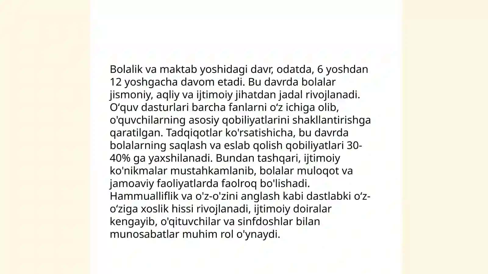 Tug'ilish va ilk bola yoshi 4