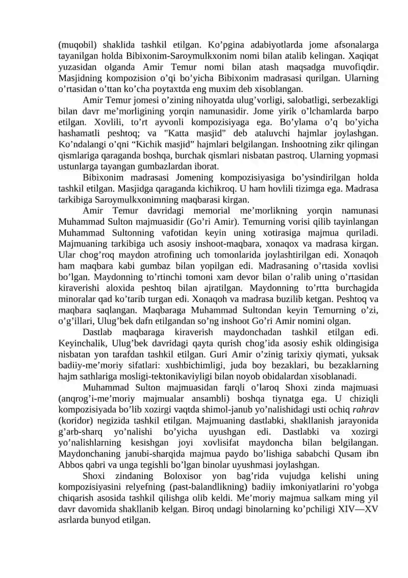 O‘rta asrlar shaharsozligi (V-XV asr) 4