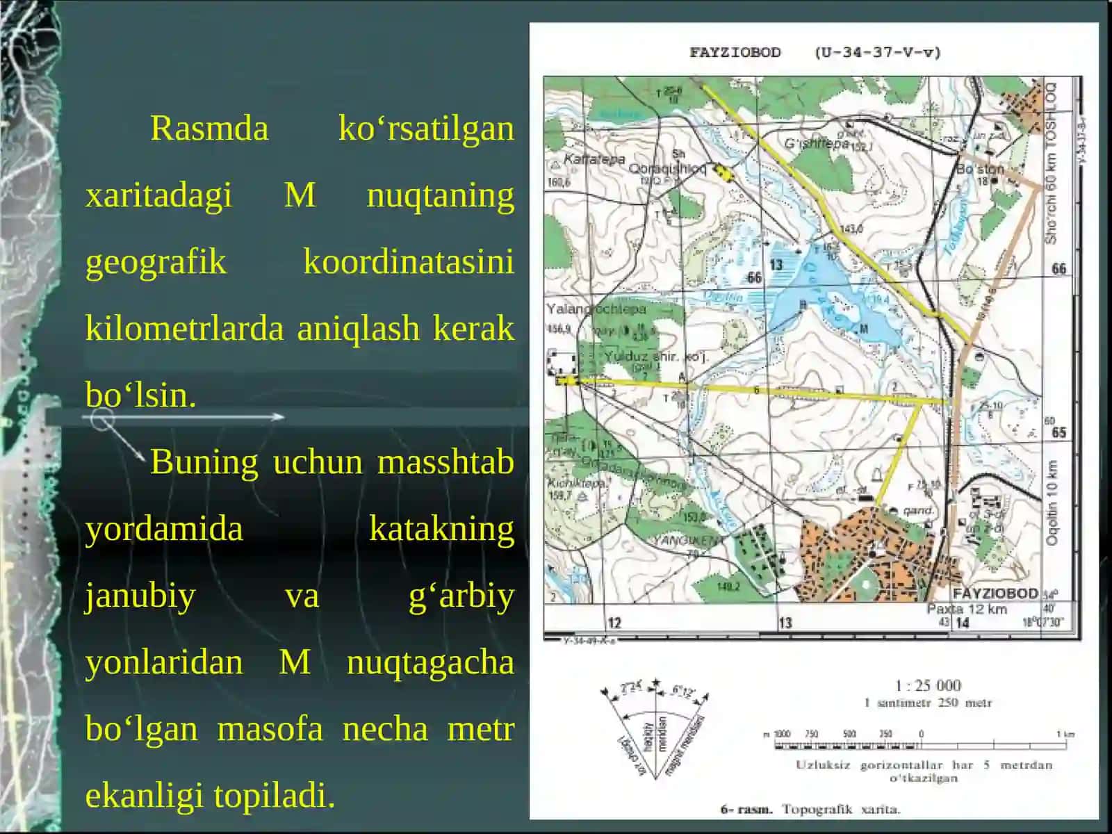 Topografik xaritalar va ularning ishlash prinsiplari 4