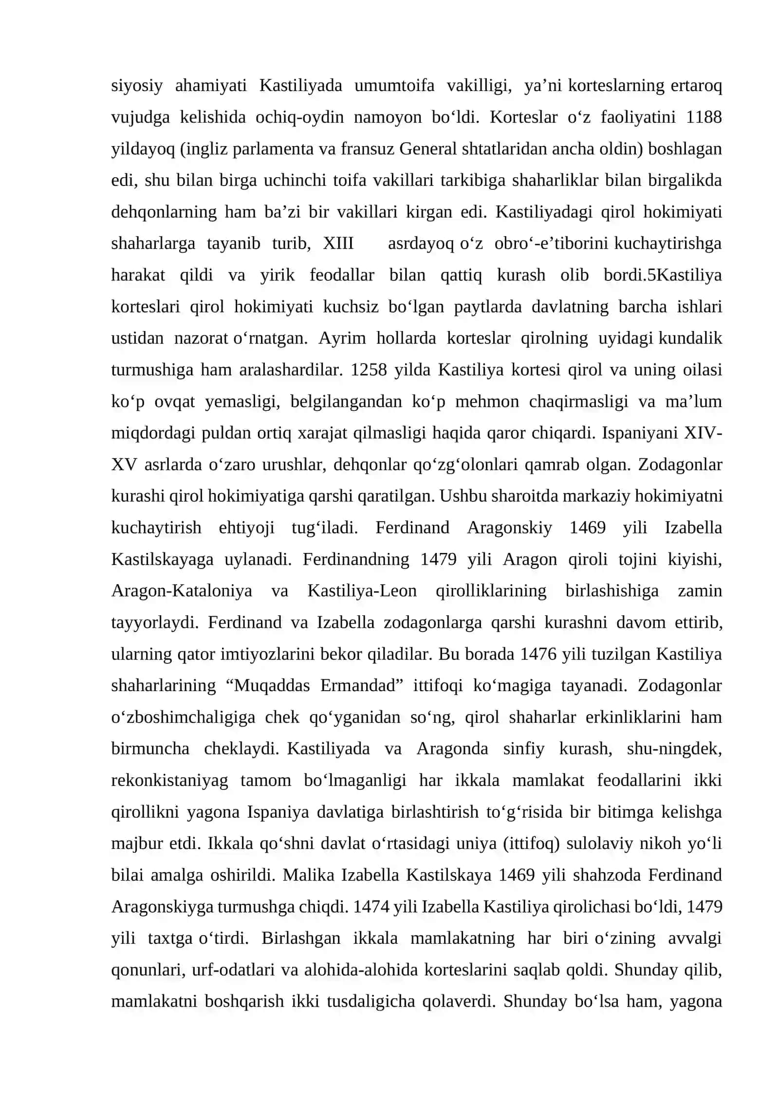Rekonkista tarixiga oid ingliz tilidagi ilmiy tadqiqotlarni o‘rganib, jadval-ma’lumotnoma tayyorlash 4