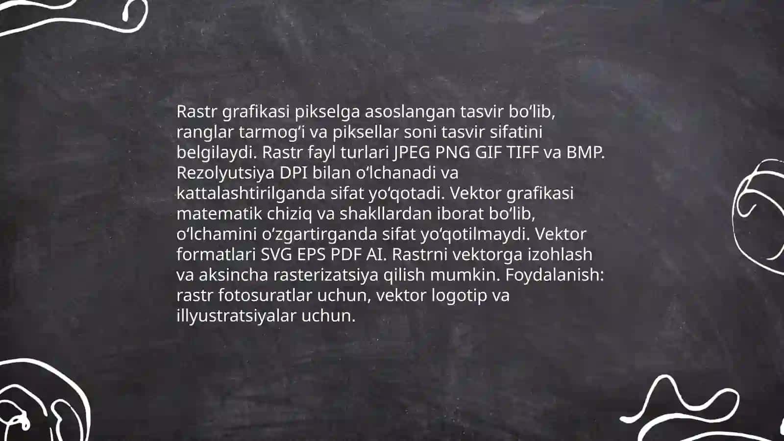Kompyuter grafikasi dasturlari bilan ishlash 4