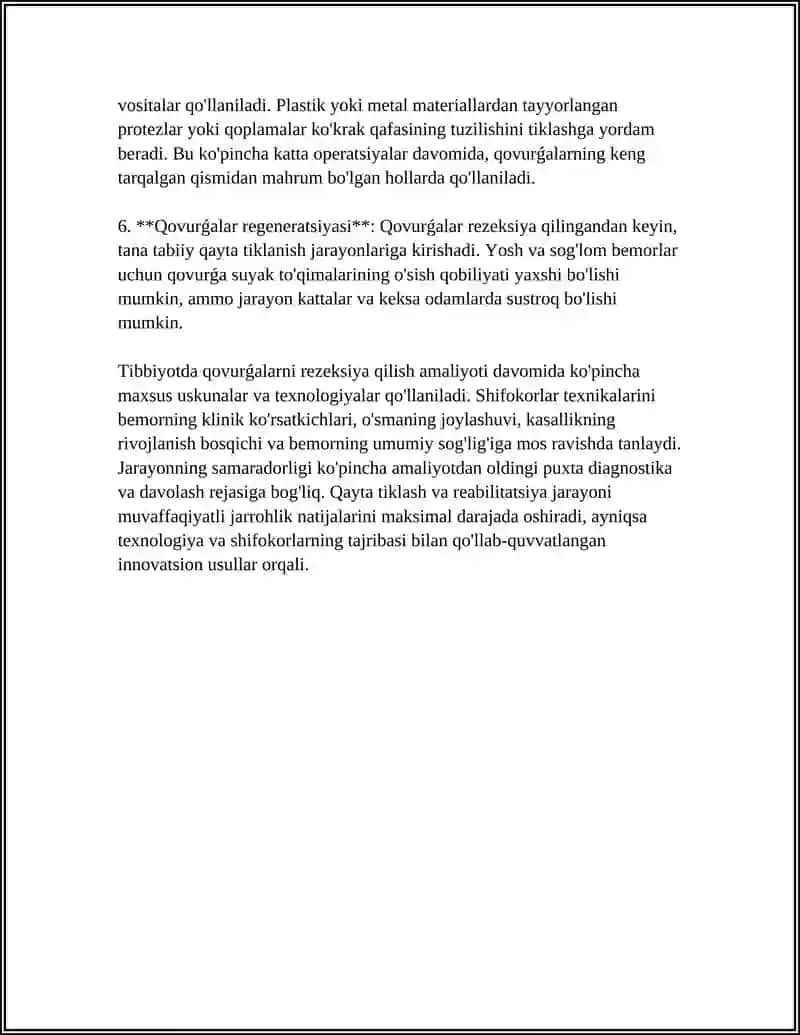 QOVURG‘ALARNI REZEKSIYA QILISH TEXNIKASI 4