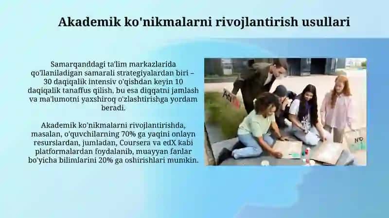Akademik koʻnikmalarni talabalar faoliyatidagi ahamyativadolzarbligi 4