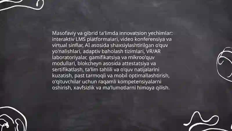 Ta'limda raqamli texnologiyalar va innovatsion dars metodlari 4