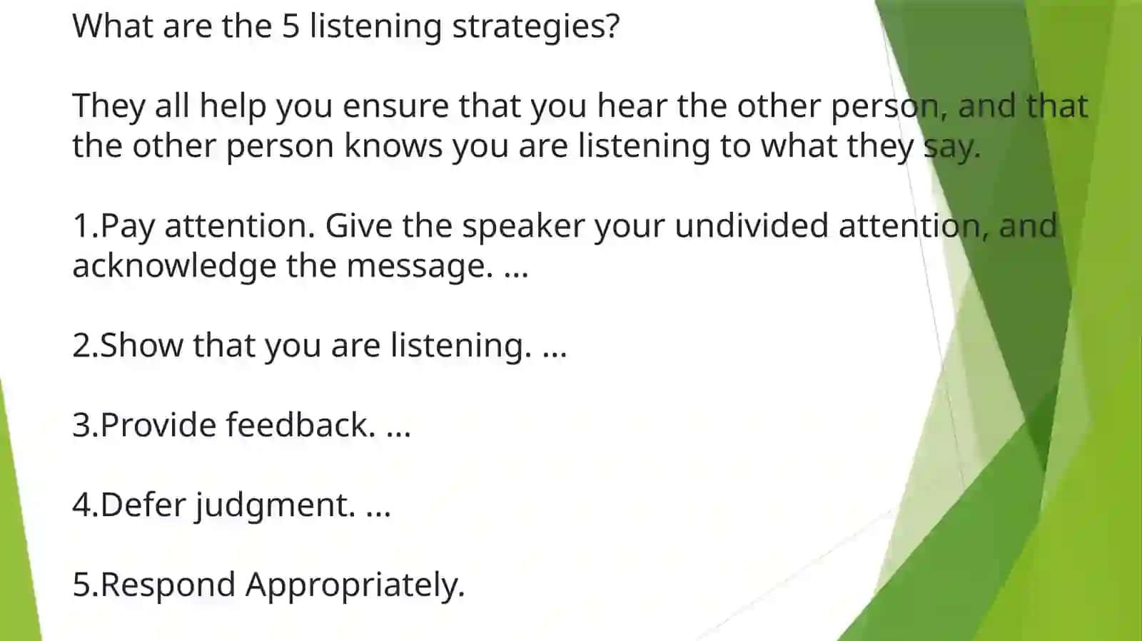 METHODS AND STRATEGIES FOR DEVOLOPING LISTENING 4