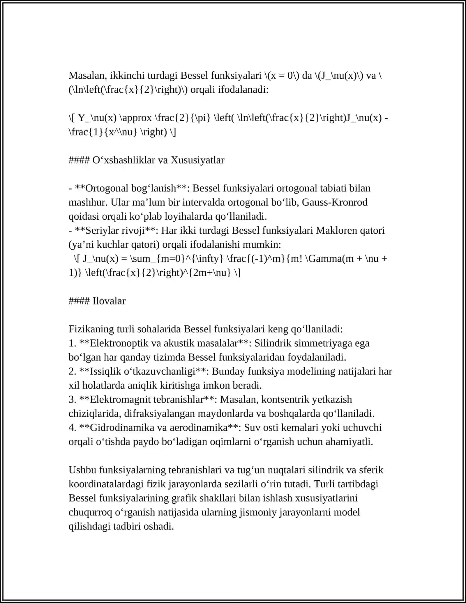 Bessel funksiyalari 4