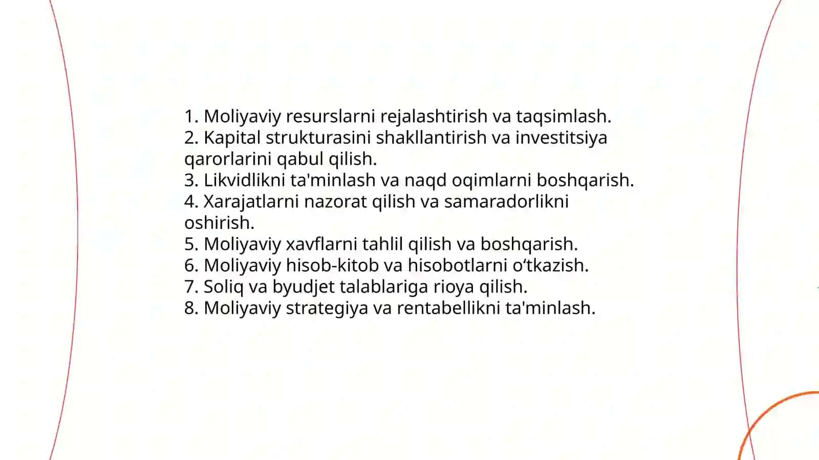 Moliyaviy menejmentning maqsadi va vazifalari 4