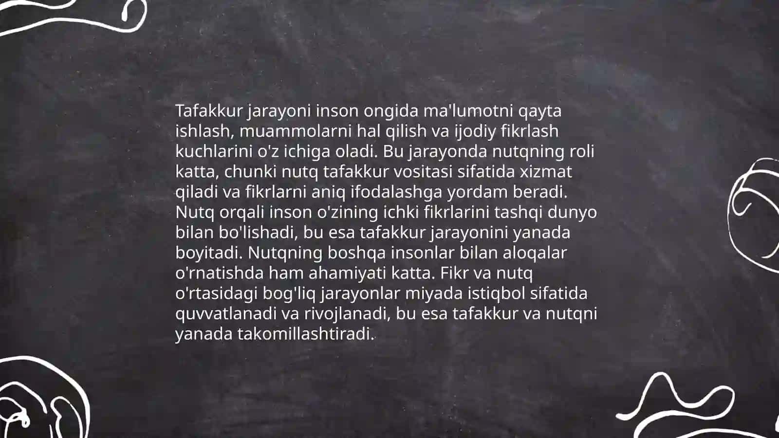 Tafakkur va Nutq 4