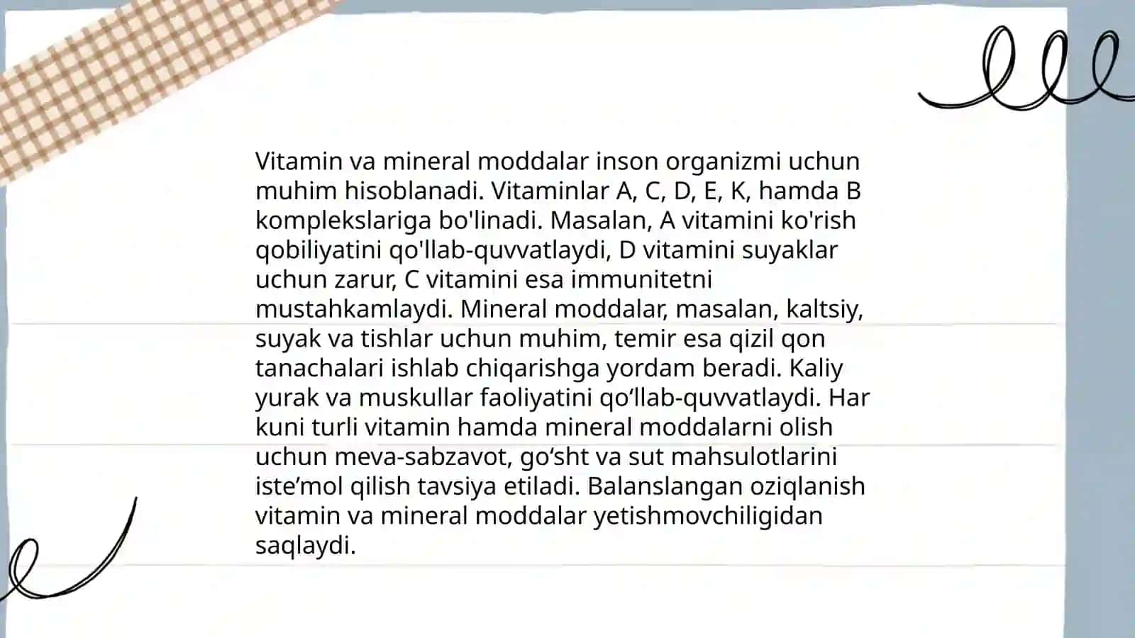 Sogʻlom ovqatlanish 4