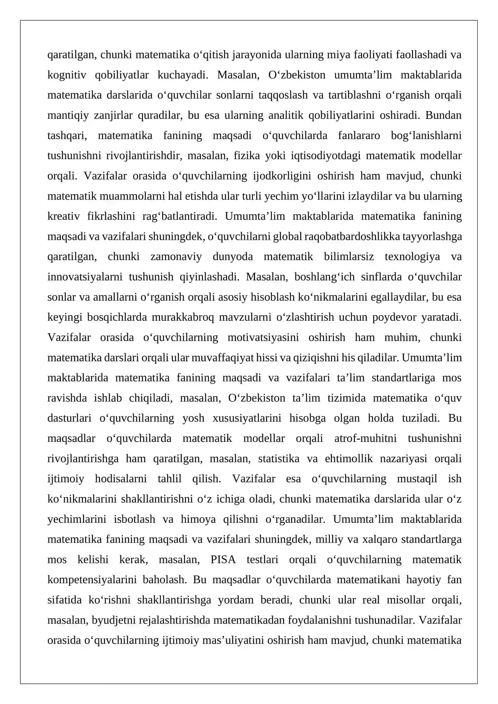 Oddiy maktab va maxsus maktablarda matematika o‘qitish metodlarini taqqoslash 4