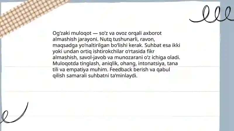 Muloqot 4