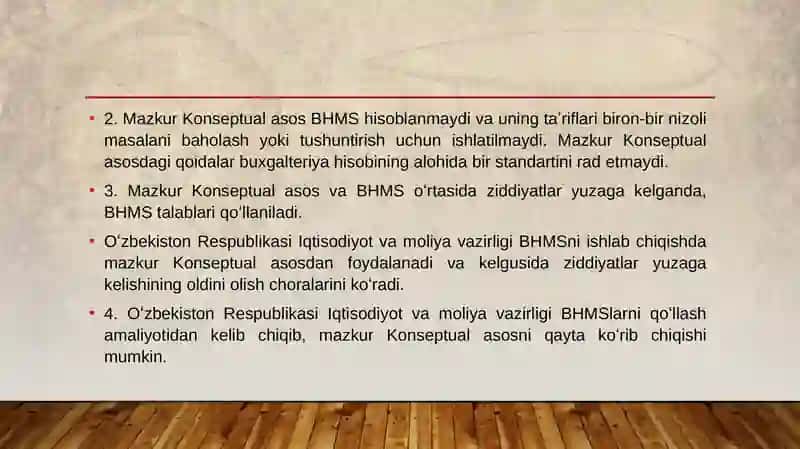 Moliyaviy hisobot UCHUN tushuntirish va eslatmalar 4