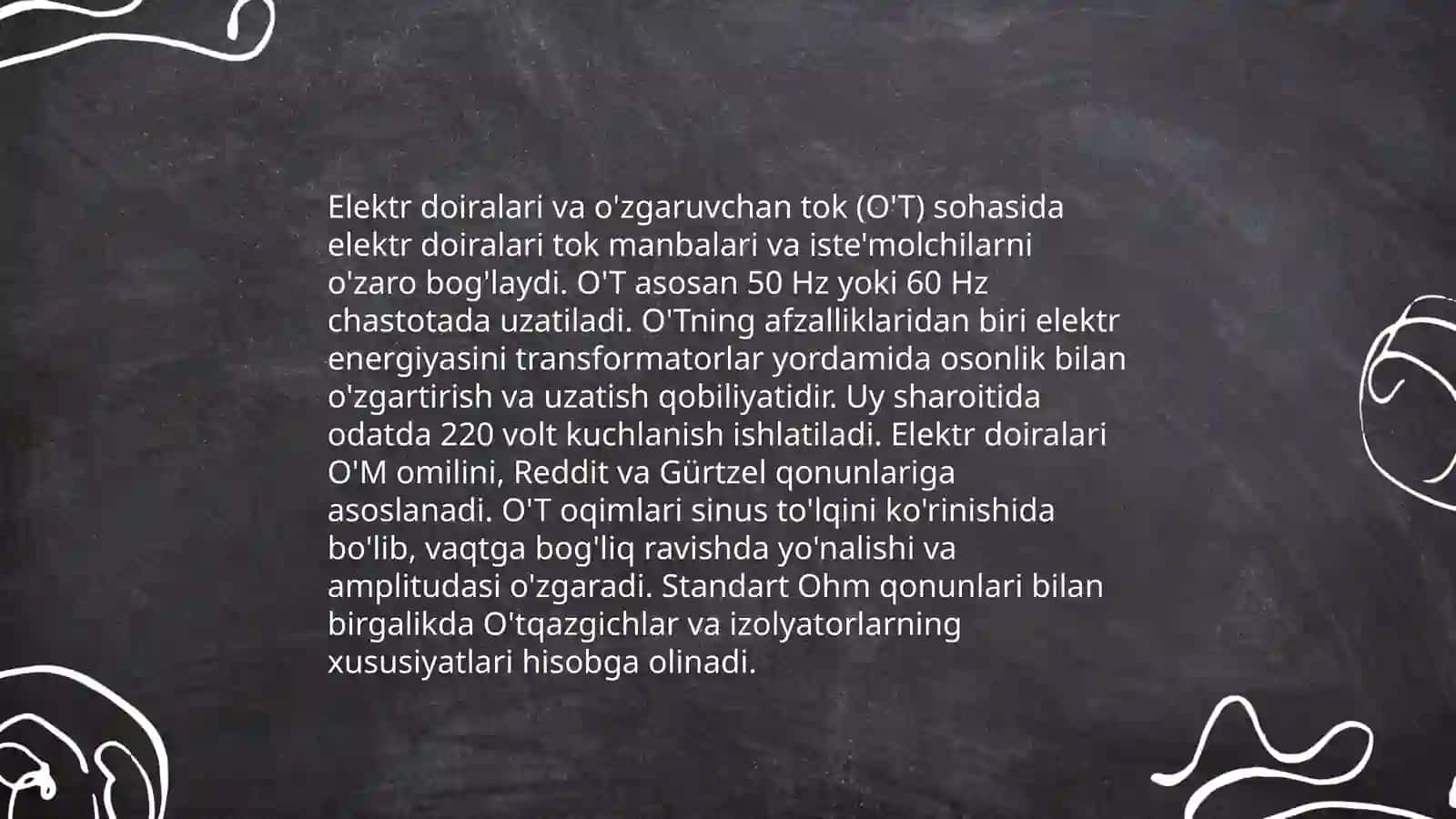 O'zgaruvchan tok 4