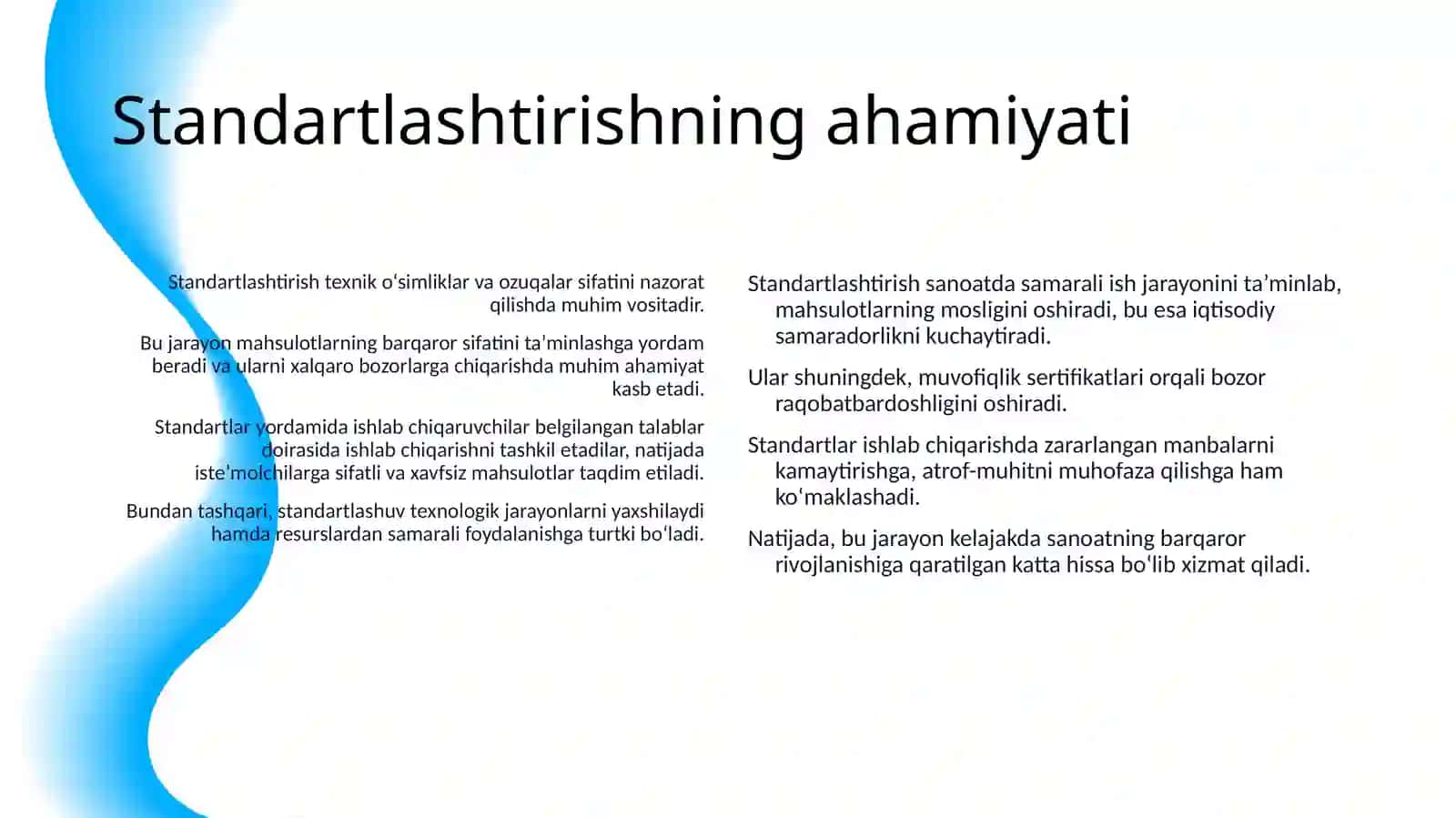 TEXNIK O‘SIMLIKLAR VA OZUQALARNI STANDARTLASHTIRISH 4