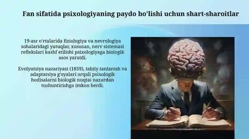 Psixologiyaning mustaqil fan sifatida shakllanishi 4