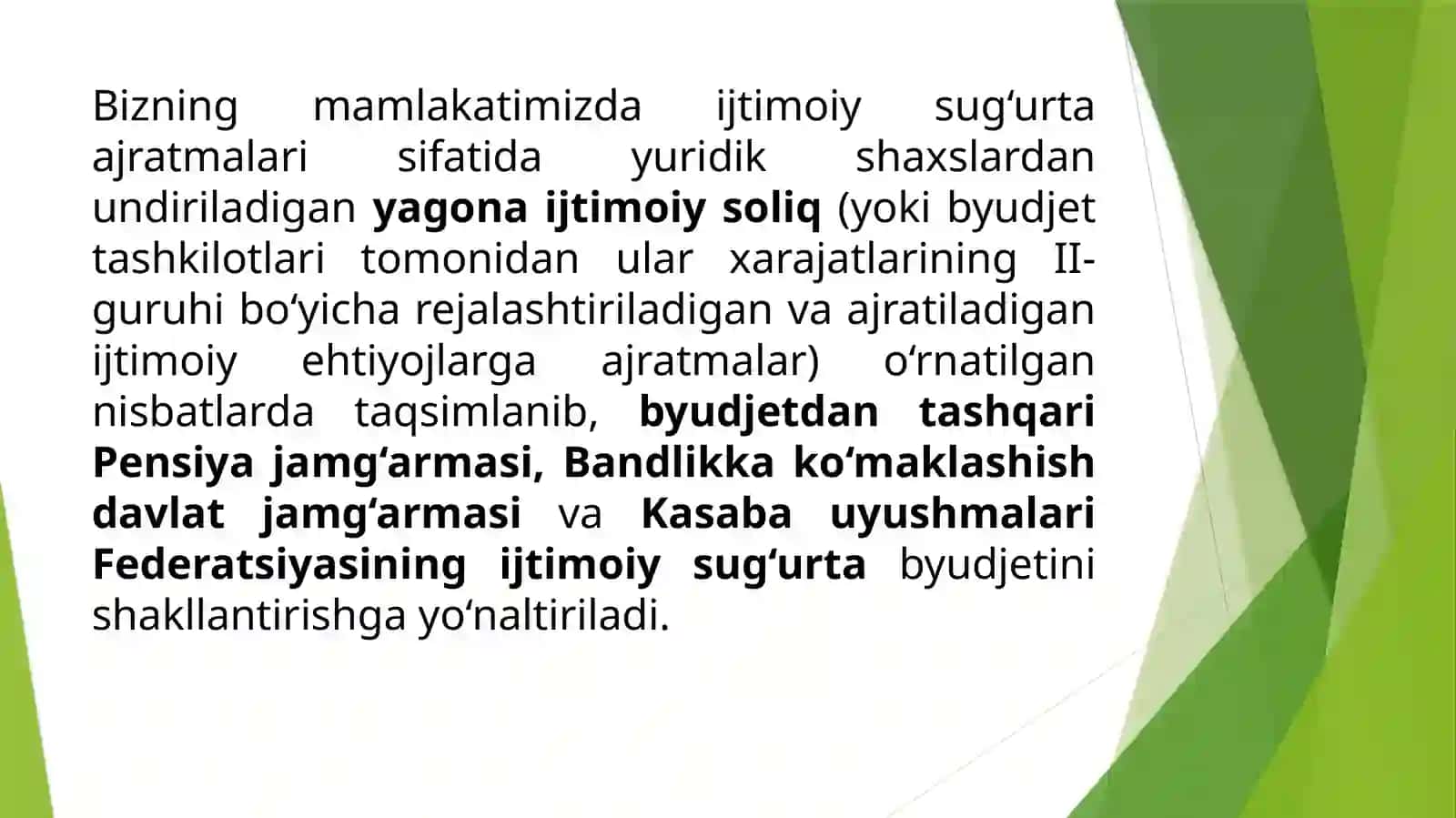 DAVLAT MOLIYASI TIZIMIDA IJTIMOIY SUG‘URTA VA IJTIMOIY TA'MINOT 4