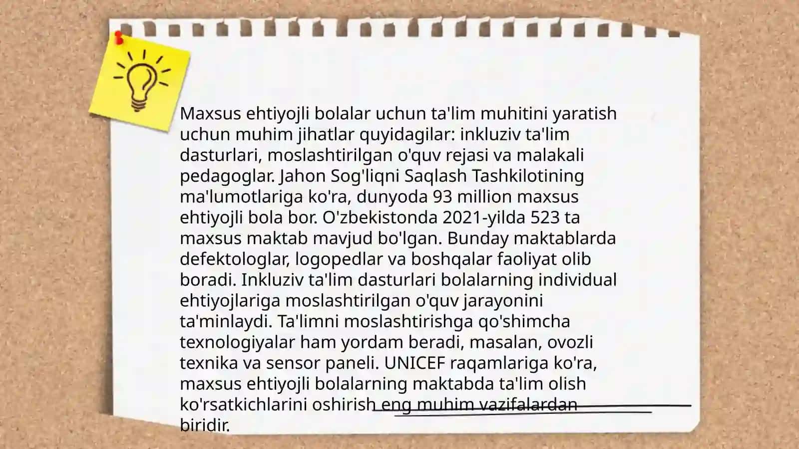 Imkoniyati cheklangan bolalarni inkluziv taʼlim va tarbiyalash konsepsiyalari 4