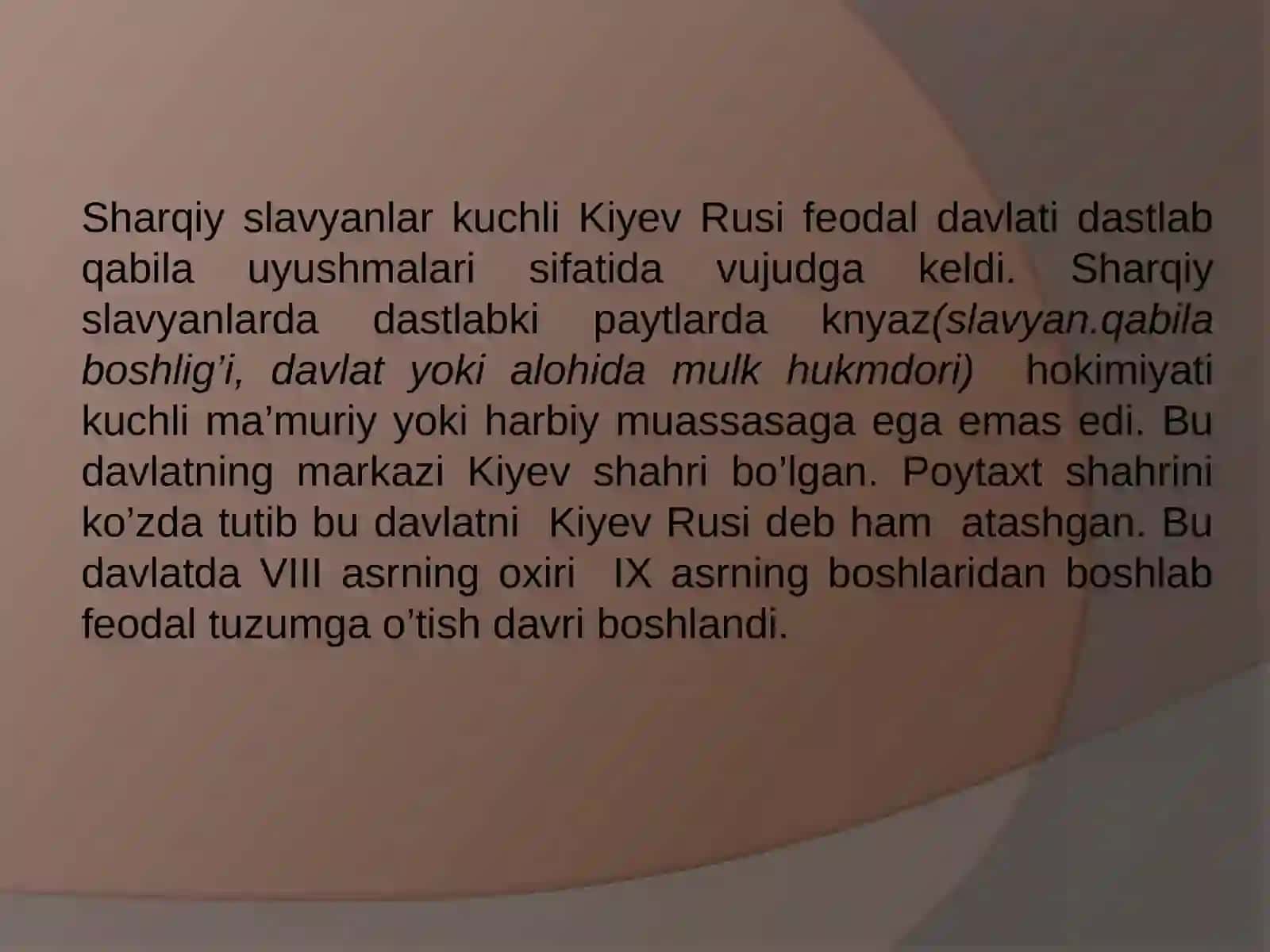 Qadimgi Rus davlatining tashkil topishi 4