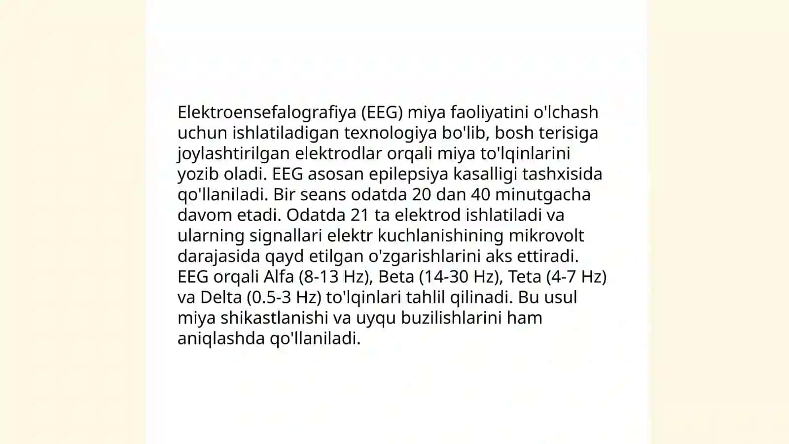 Nerv sistemasi faoliyatini tekshirish usullari 4