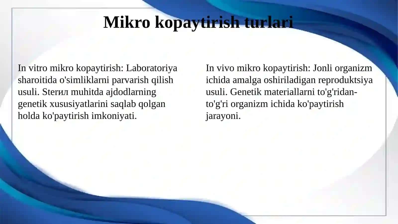 Biyalogiyada mikro kopaytirish usullari 4