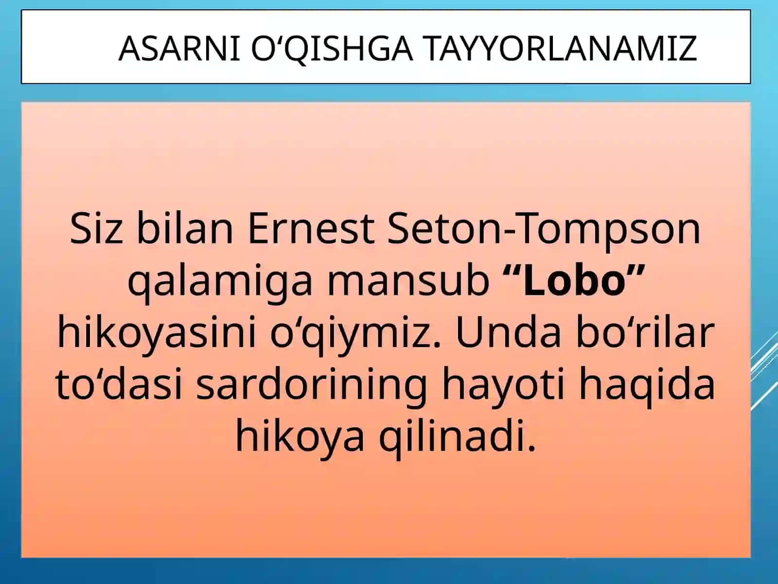 Ernest Seton-Tompson. ''Lobo'' 4