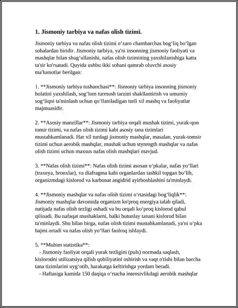 Jismoniy tarbiya yordamida nafas tizimi kasalligini davolash profilaktikasi 4