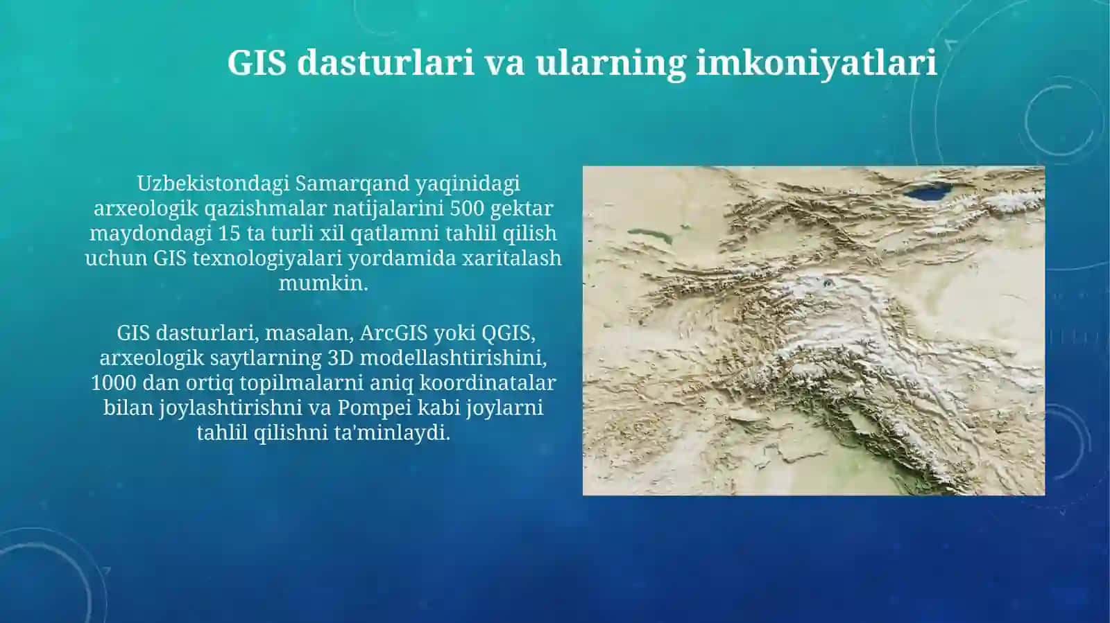 Arxeologik dala tadqiqotida geoinformatsiontizimdanfoydalanish 4