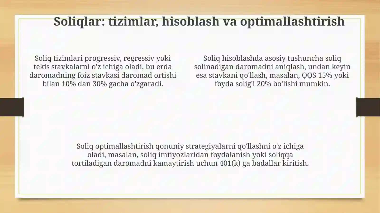 Buxgalteriya va Moliya: Tarix va Asosiy Tushunchalar 4