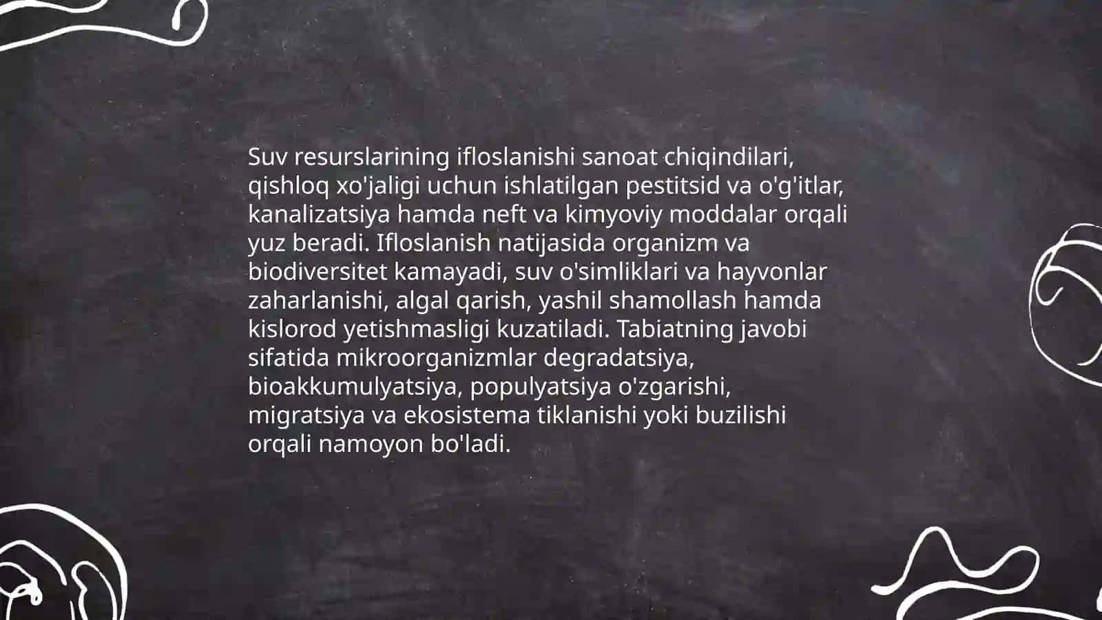 Inson faoliyatining tabiatga tasiri va tabiatning javobi 4