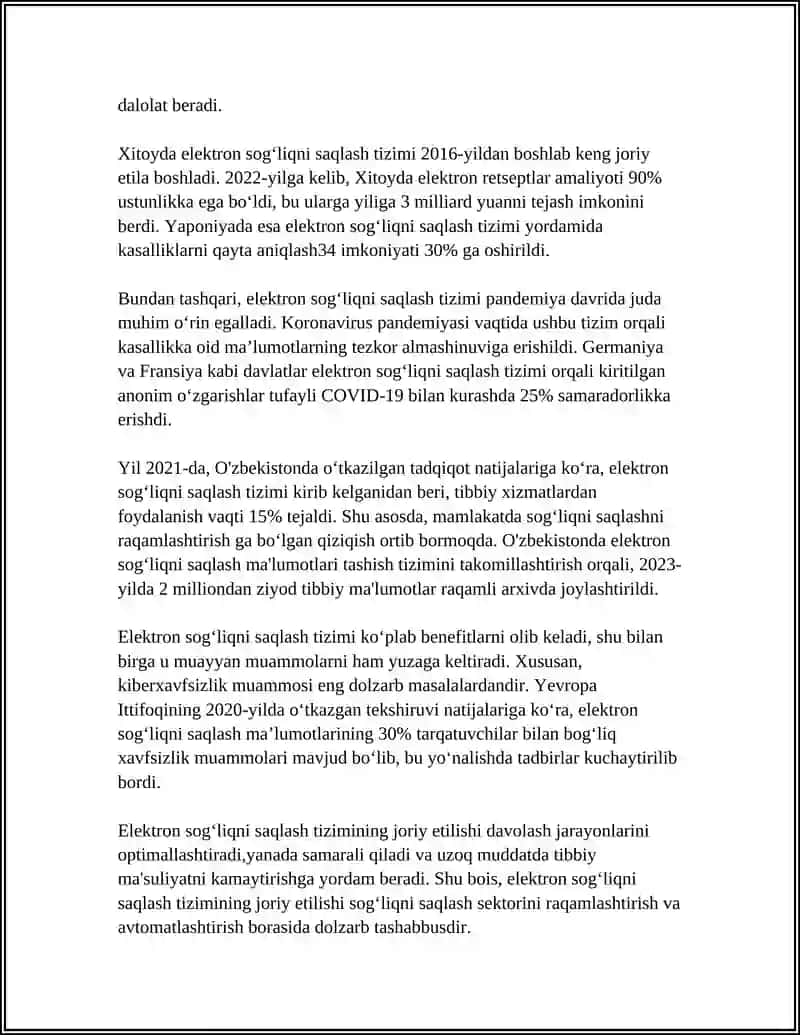 Elektron sog‘liqni saqlash tizimi 4
