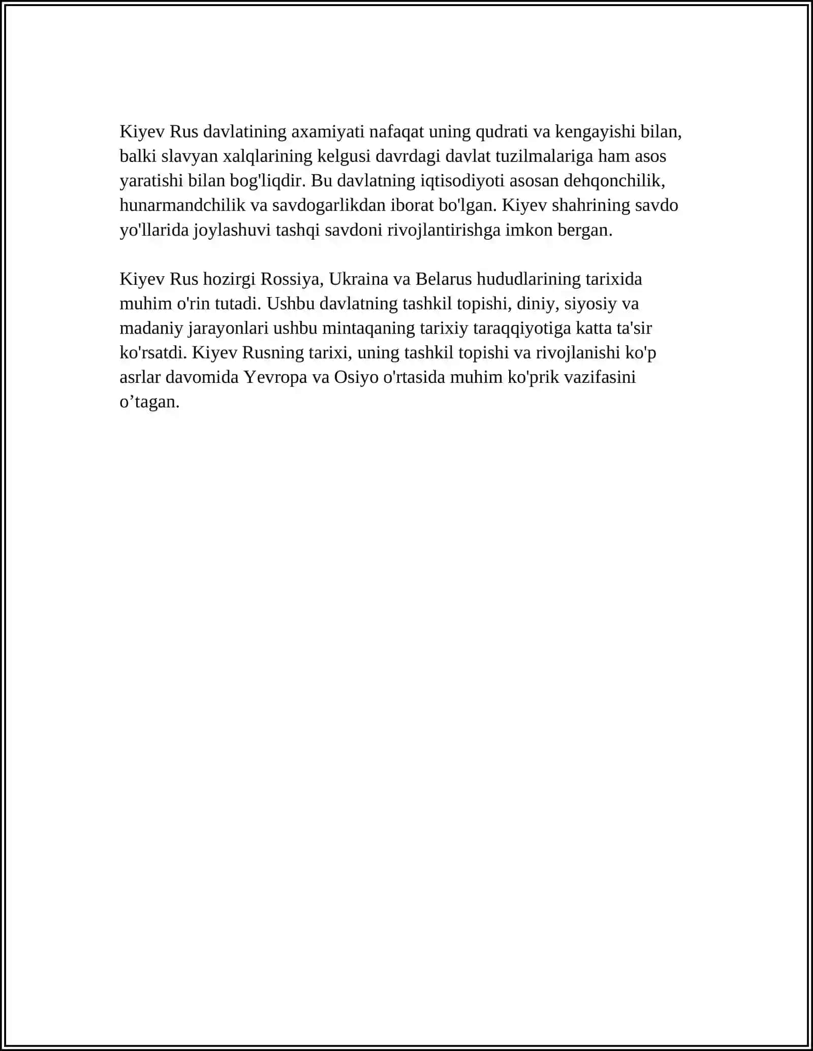 KIYEV RUSI HAQIDA 4