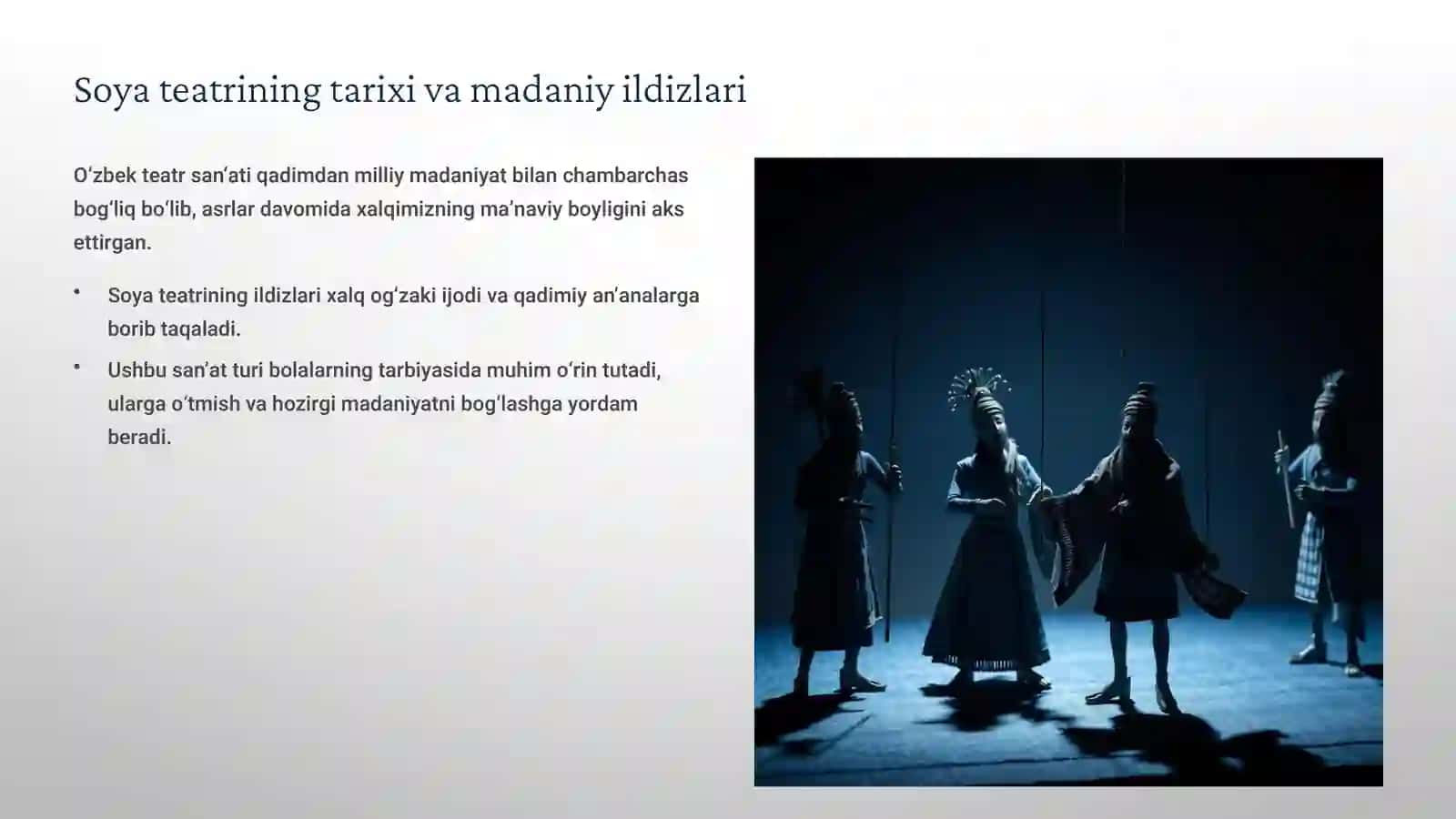 MAKTABGACHA TAʼLIM TASHKILOTIDA SOYA TEATIRINI TASHKIL ETISH 4