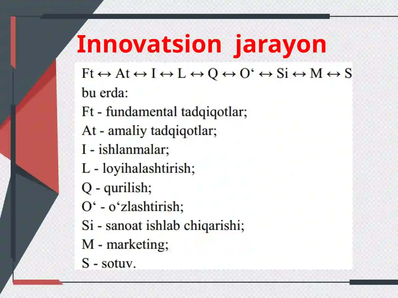 Innovatsioni iqtisodiyotni rivojlantirishga ta’sir etuvchi omillar 4