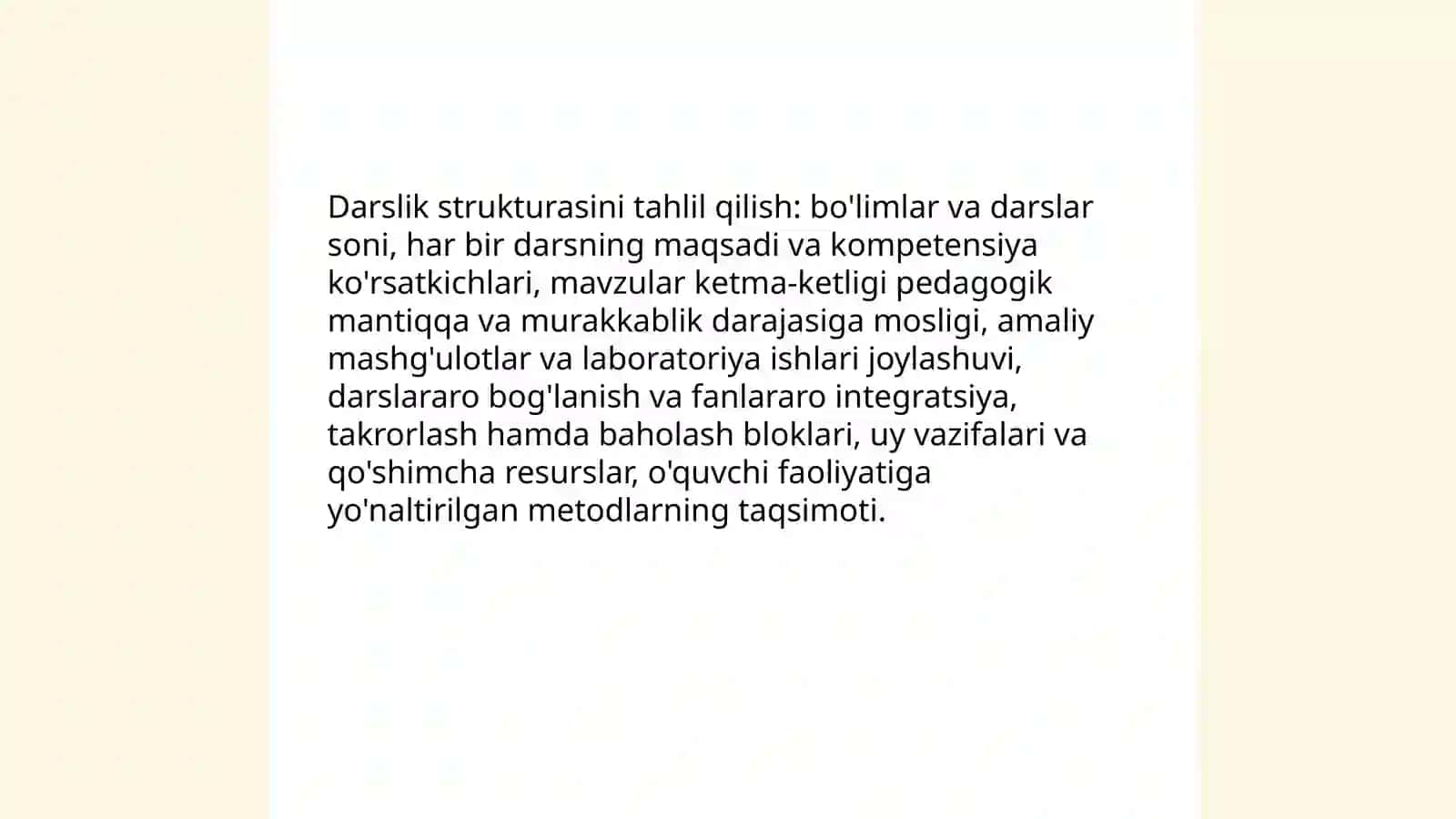 3-sinf "Tabiiy fanlar "dasturi va darsligi 4