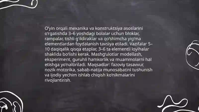 Maktabgacha yoshdagi bolalarda texnik ijodkorlik va muhandislik ko‘nikmalarini shakllantirish metodikasi 4