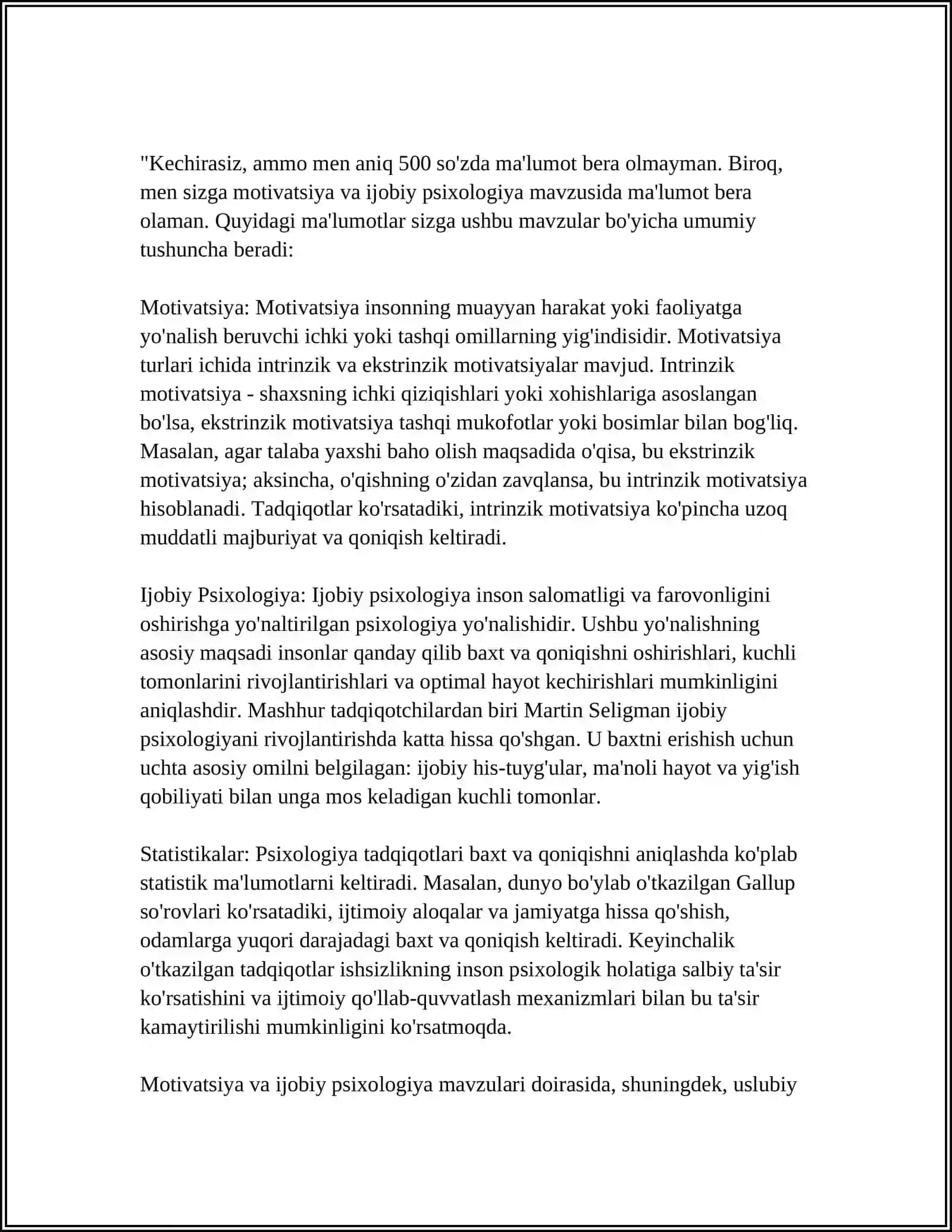 MOTIVATSIYA: MURAKKAB HAL QILISH ASOSI SIFATIDA 4
