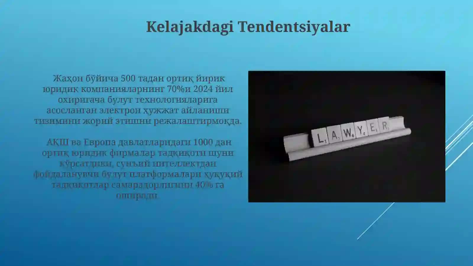 Bulut Texnologiyalardan Huquqiy Xizmatlarda Foydalanish 4