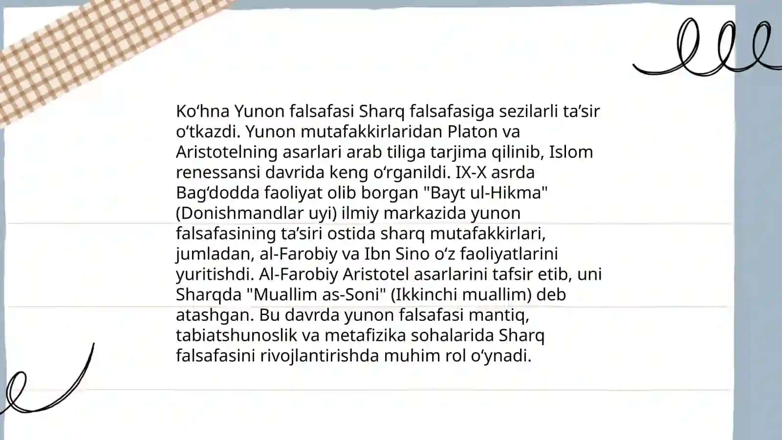 O'rta asr Sharq falsafasi va uyg'onish davri xususyatlari 4