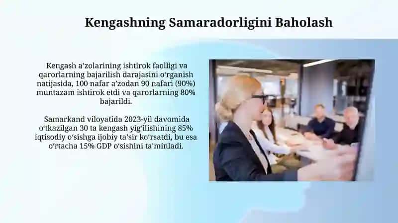 Rahbarlar kengashining tashkil etilishi va xulq atvori 4