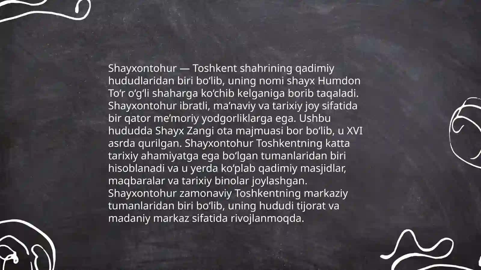 Toshkent shahri toponimlari 4