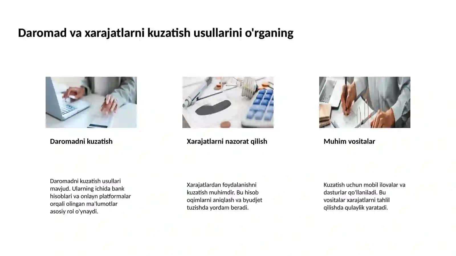 Uy xoʻjaliklari moliyasi 4