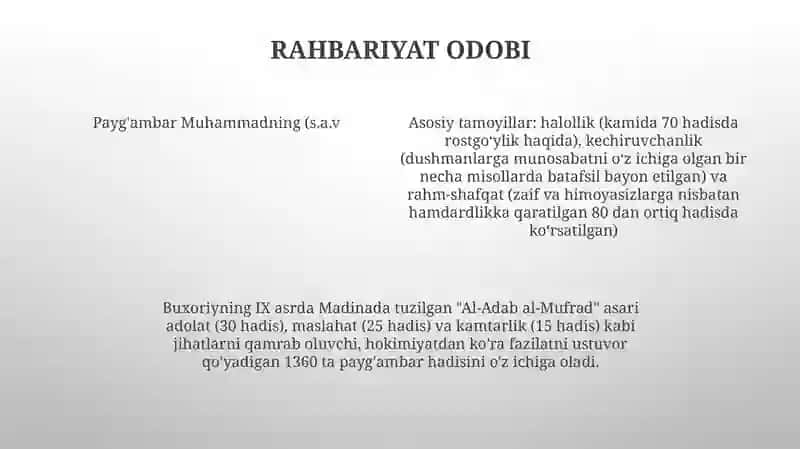 Al-Adab al-Mufrad 4