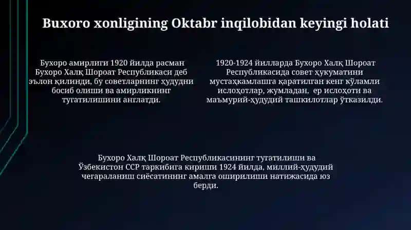 Buxoro Xalq Sovet Respublikasining muammolari 4