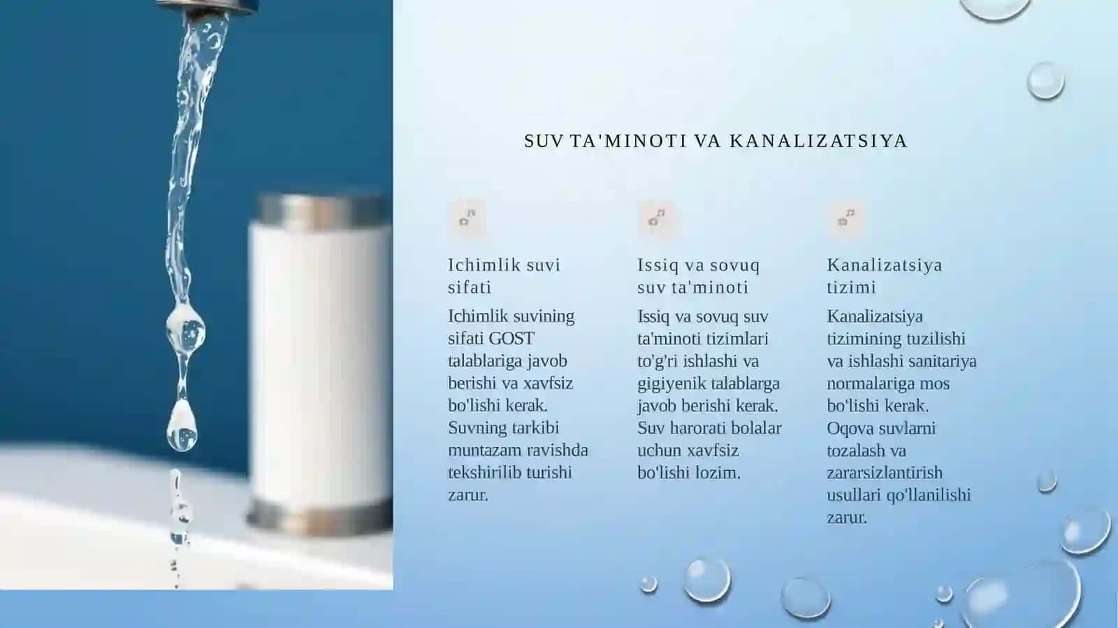 Bolalar muassasalarini loyihalashtirish, qurish va jihozlashga qo‘yilgan gigiyenik talablar 4
