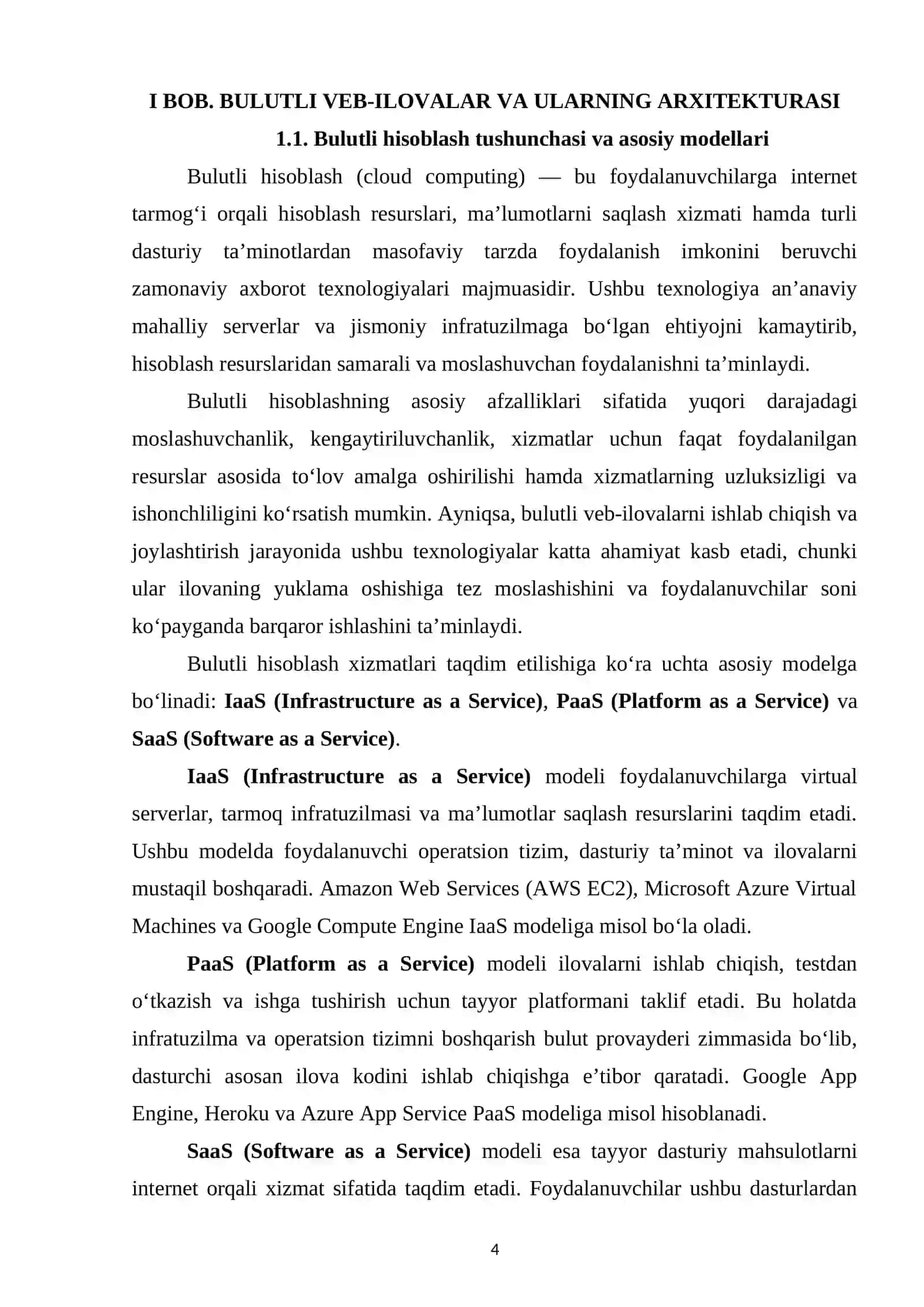 BULUTLI VEB-ILOVALAR VA ULARNING ARXITEKTURASI 4