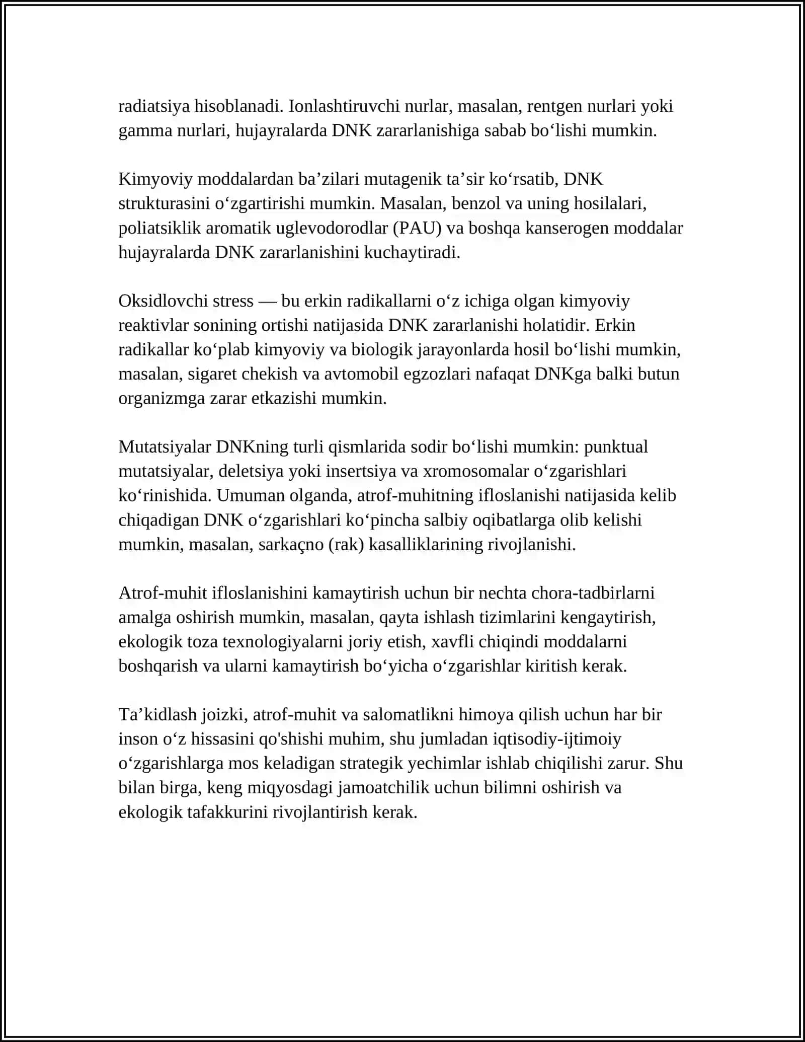 ATROF-MUHIT IFLOSLANISHINING GENETIK ASORATLARI 4