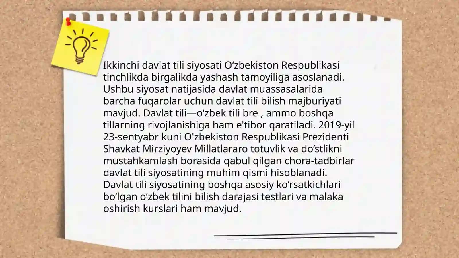 Davlat tili haqidagi qonunlar va qarorlar 4