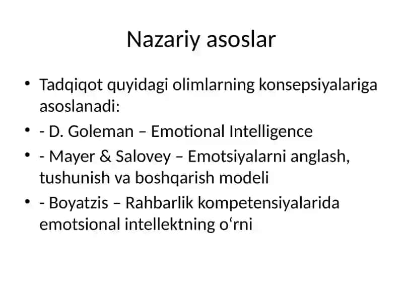 Emotsional intellekt rivojlantirishning psixologik mexanizmi 4