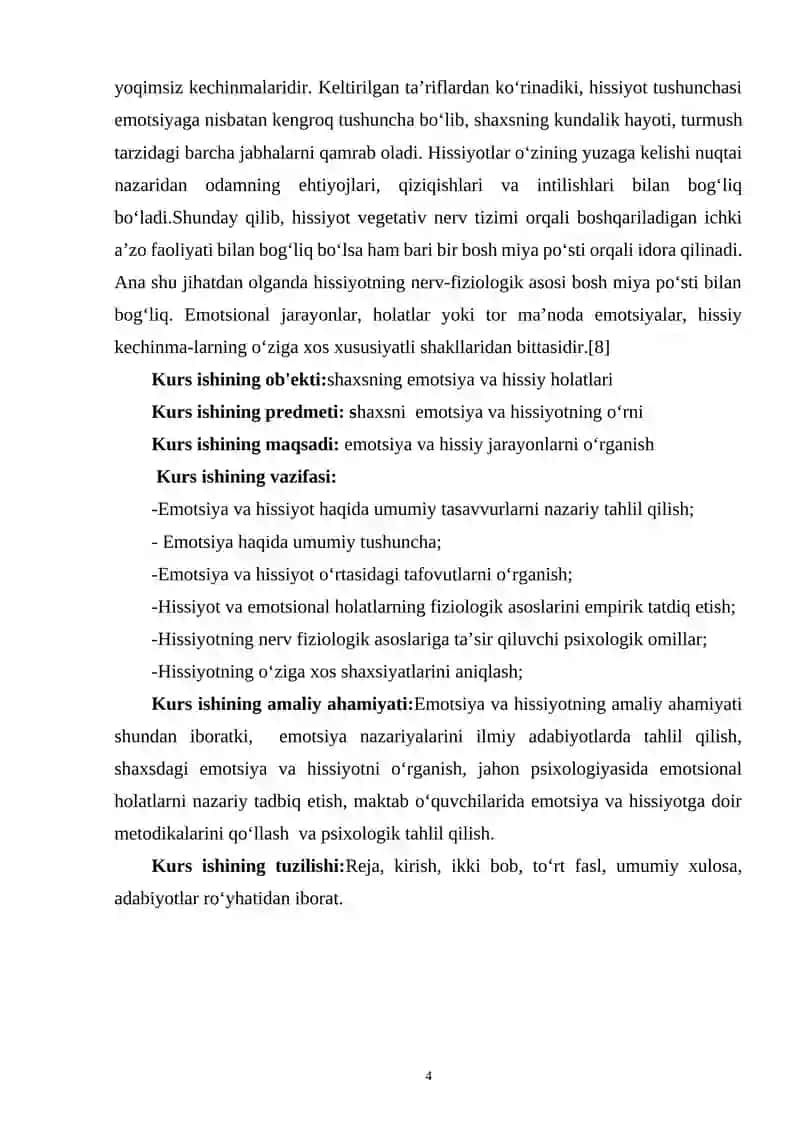 EMOTSIYA VA UNING TABIATINI YORITISH 4